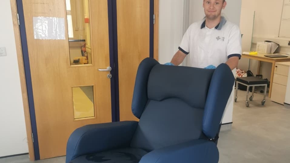 Withybush Hospital gets new £6,000 trauma chair thanks to Hywel Dda